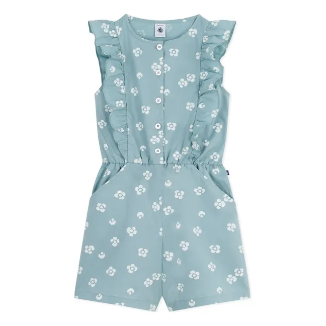Combishort Boncapa Popeline Coton Bio | Sauge