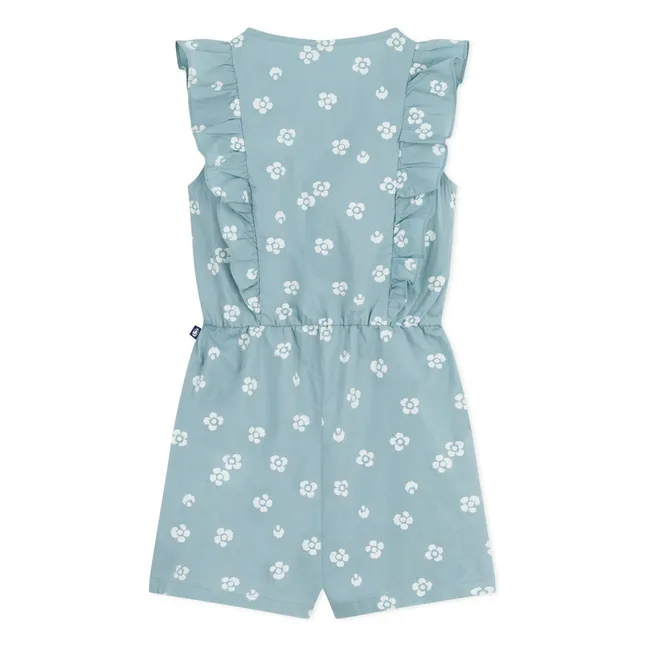 Combishort Boncapa Popeline Coton Bio | Sauge