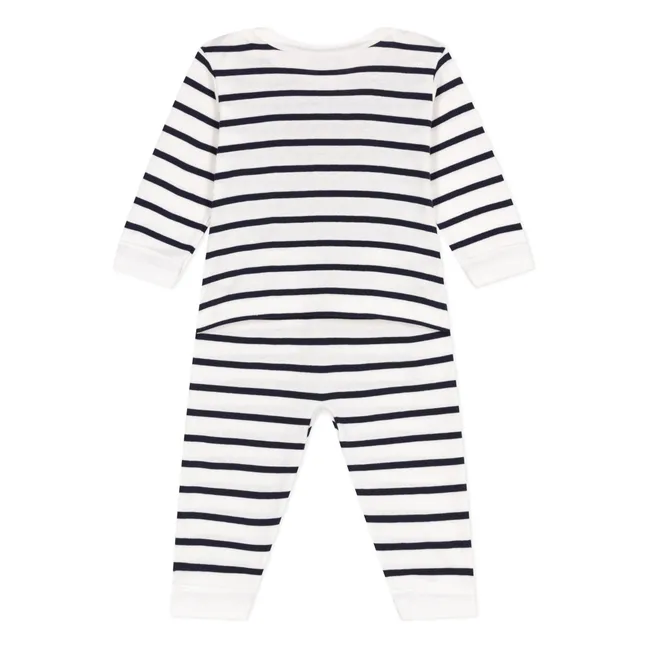 Berlin organic cotton pyjamas | Ecru