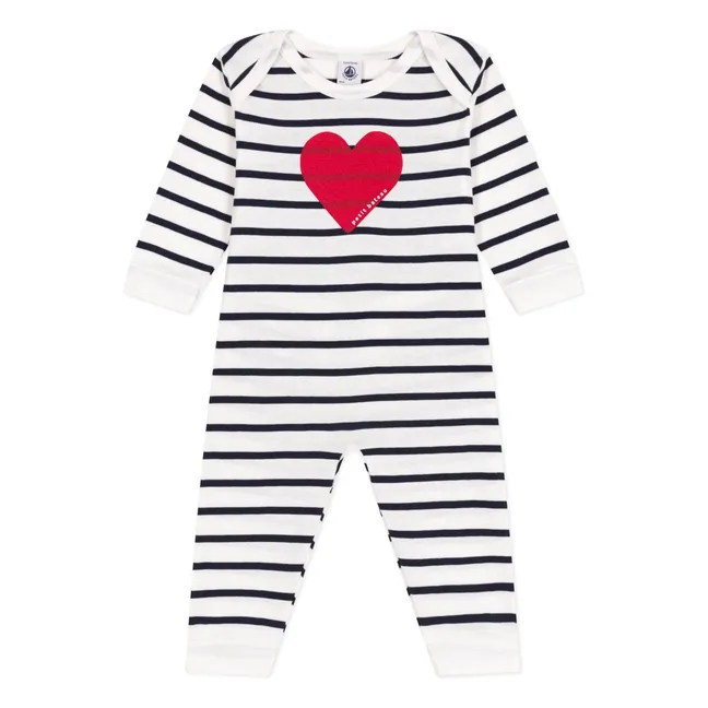Berlin organic cotton pyjamas | Ecru
