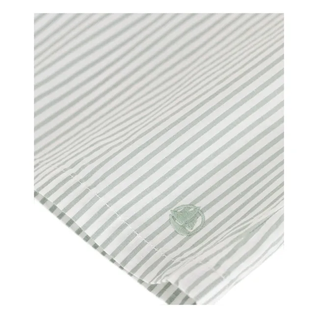 Top de algodón orgánico Bictoire Popeline | Blanco