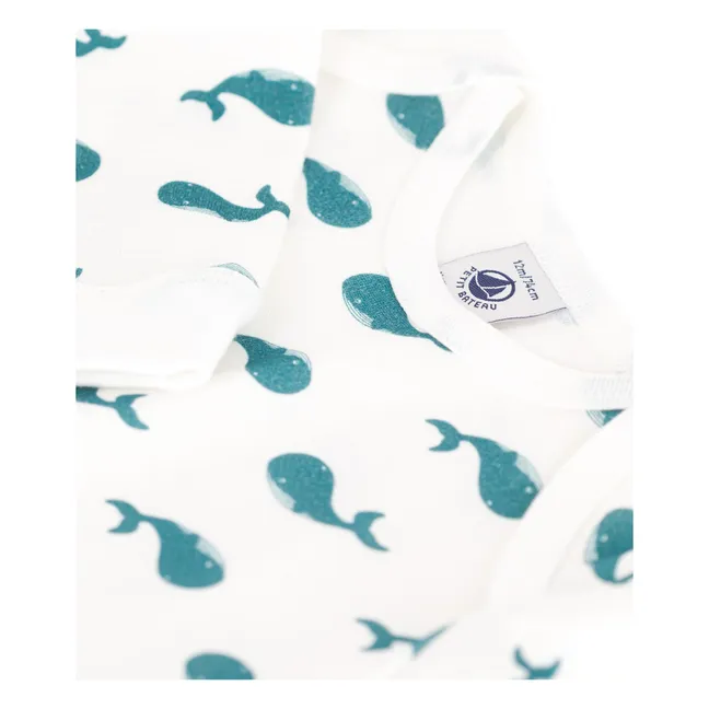 Pyjama Bobi Bio-Baumwolle | Weiß