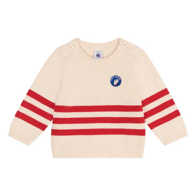 Maglione in cotone organico Bastien | Beige