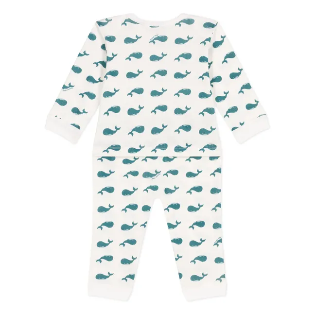 Pyjama Bobi Bio-Baumwolle | Weiß