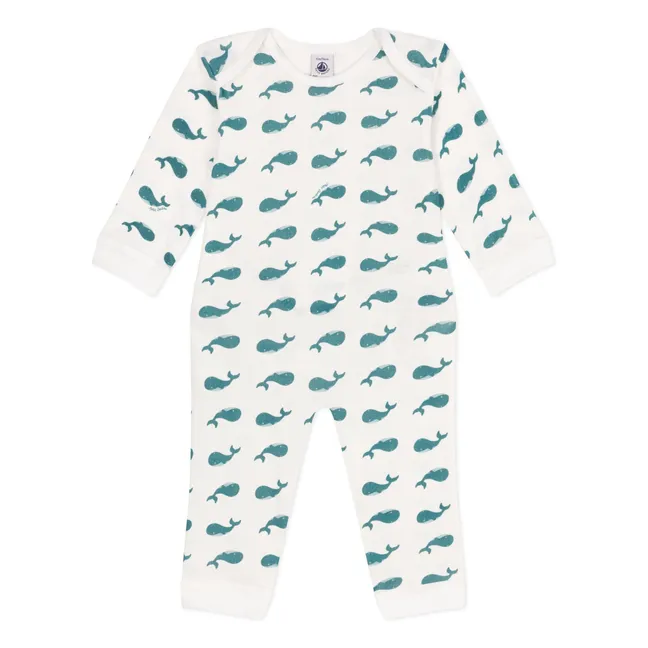 Pyjama Bobi Bio-Baumwolle | Weiß