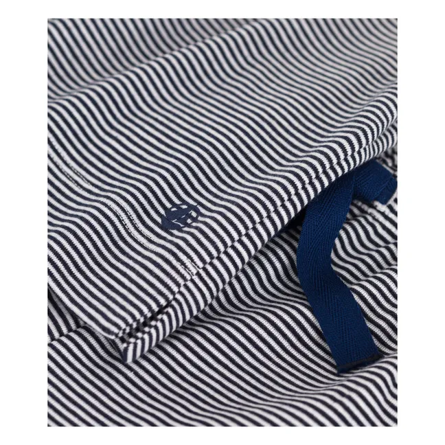 Pyjama Briana Bio-Baumwolle | Navy