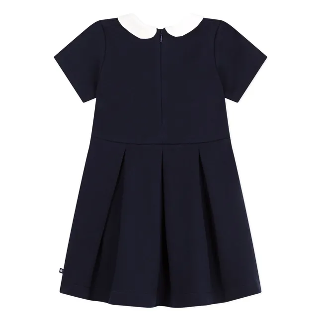 Robe Biche Coton Bio | Bleu marine
