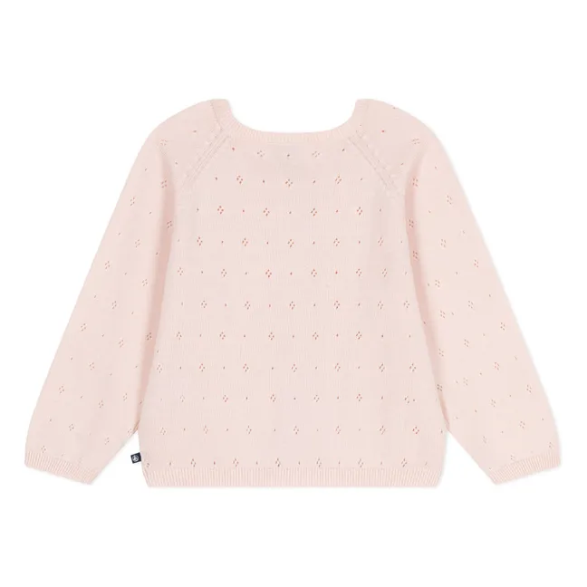 Chaqueta Botricot de algodón orgánico | Rosa empolvado