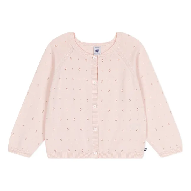Chaqueta Botricot de algodón orgánico | Rosa empolvado