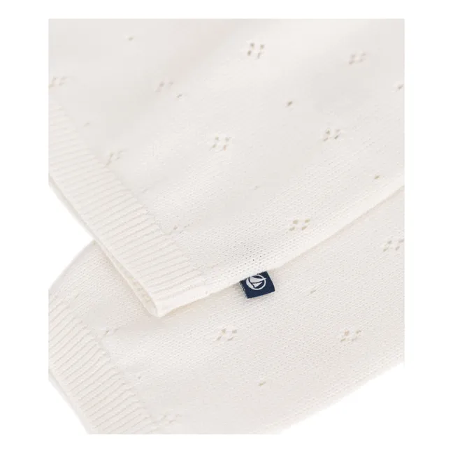 Cardigan Botricot Coton Bio | Blanc