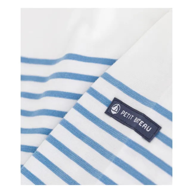 Camiseta de algodón ecológico Bouingo | Azul