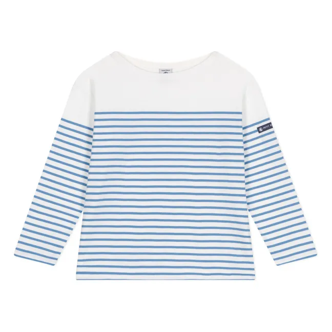 Camiseta de algodón ecológico Bouingo | Azul