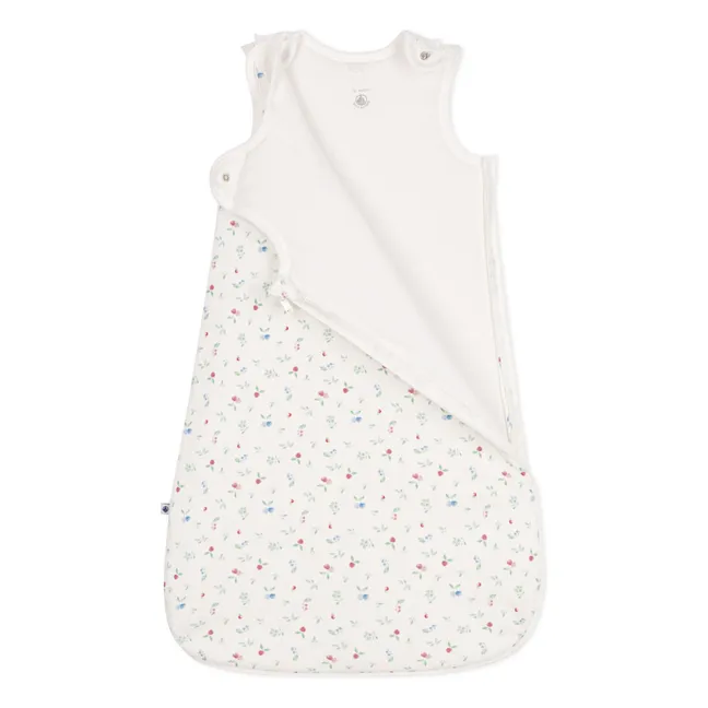 Saco de dormir de algodón ecológico Betina | Crema