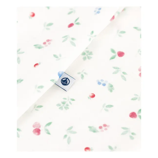 Pyjama à Pieds Bolette Coton Bio | Blanc