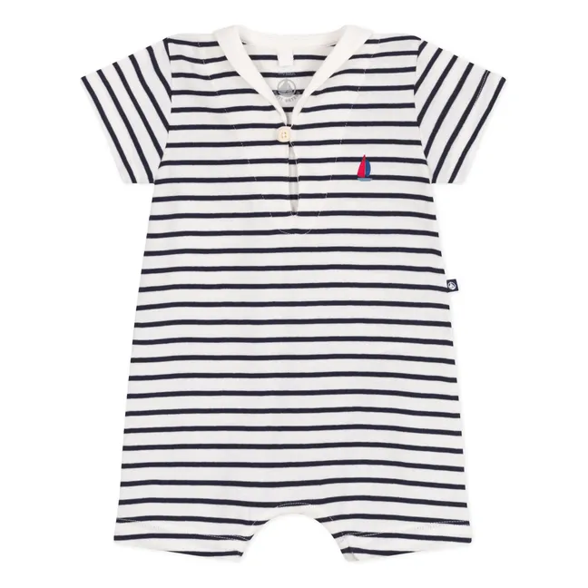 Einteiler Baudruche Bio-Baumwolle | Navy