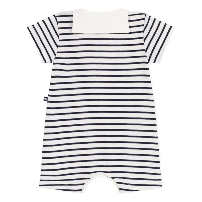 Einteiler Baudruche Bio-Baumwolle | Navy
