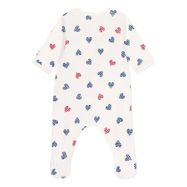Pyjama à Pieds Baye Coton Bio | Ecru
