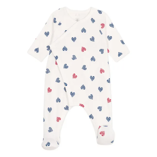 Pyjama à Pieds Baye Coton Bio | Ecru