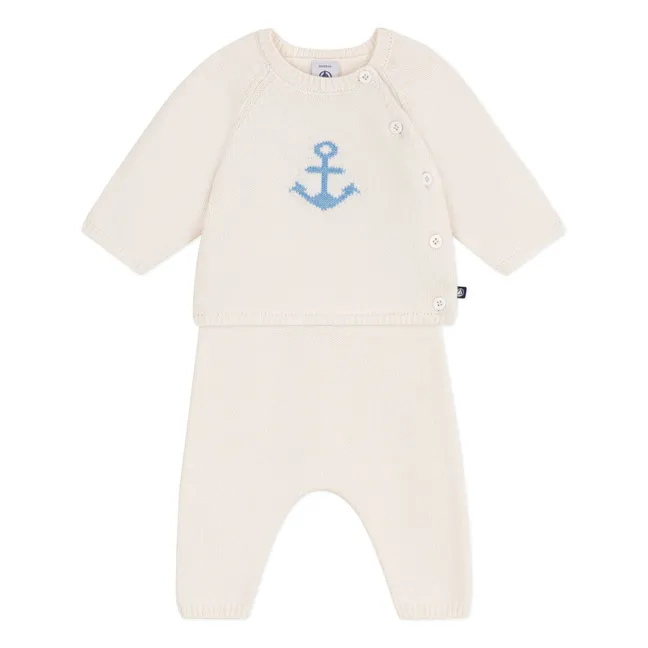 Ensemble Pull et Legging Baptiser Laine | Ecru