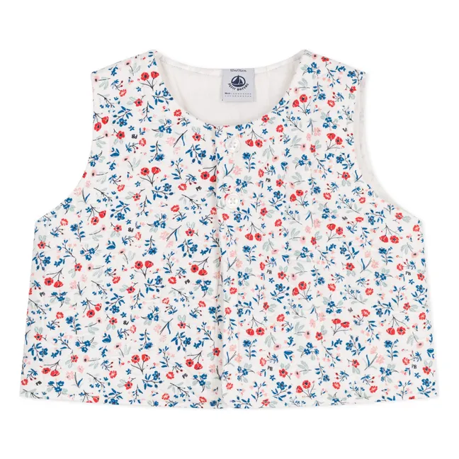 Bephanie Organic Cotton Sleeveless Vest | White