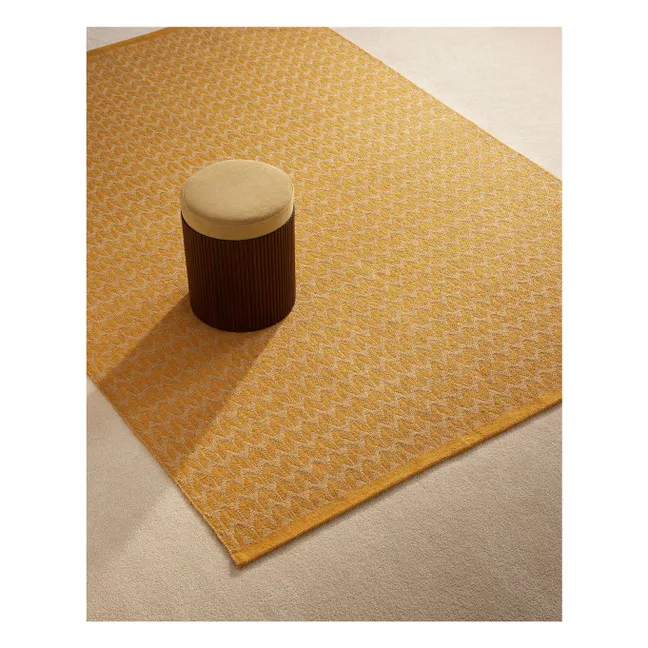 Tapis en jute Maya | Jaune moutarde