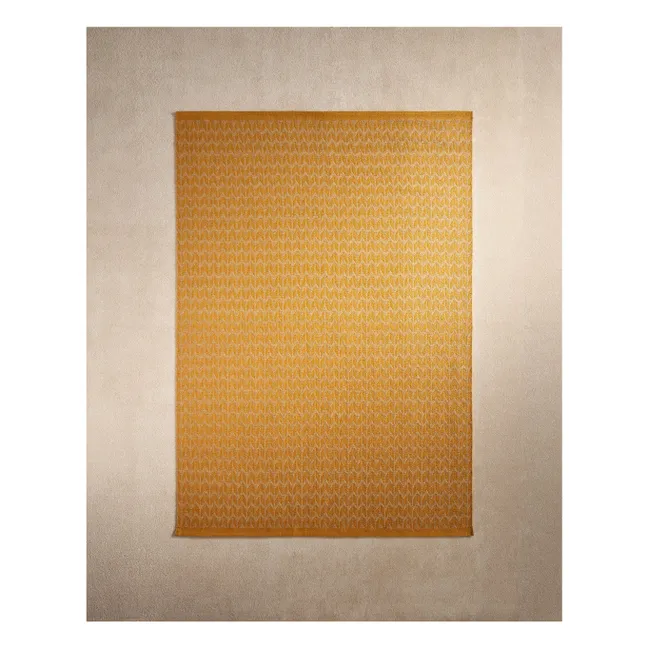 Tapis en jute Maya | Jaune moutarde