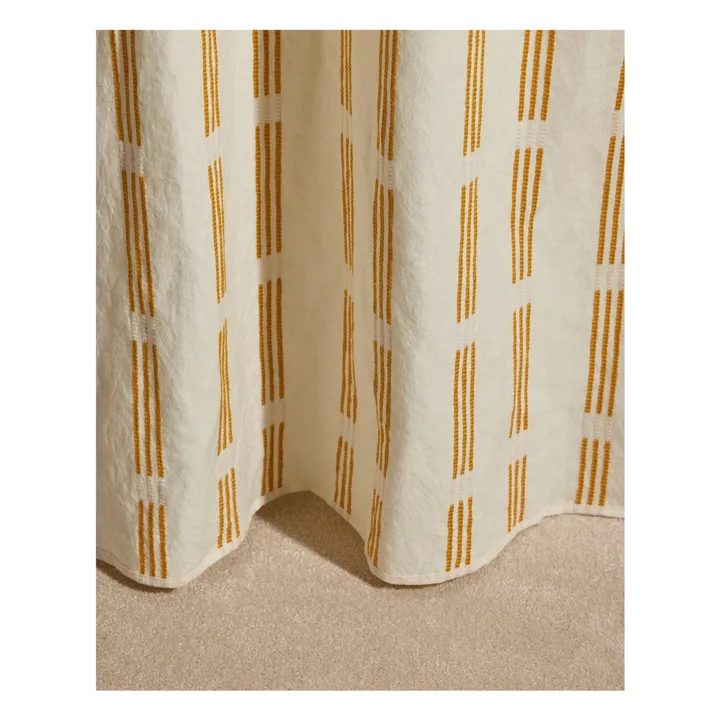 Rideau Escale | Jaune moutarde- Image produit n°2