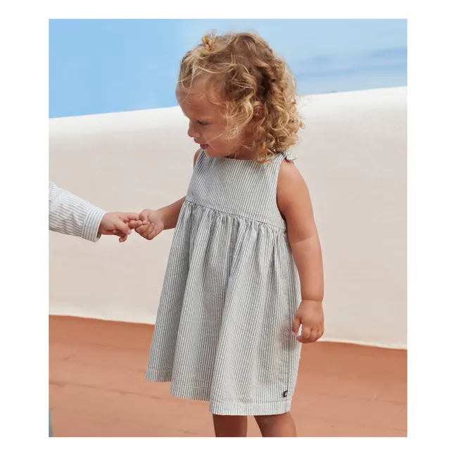 Vestido Blaire de algodón orgánico | Verde
