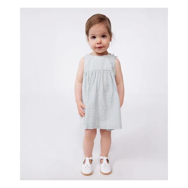 Vestido Blaire de algodón orgánico | Verde
