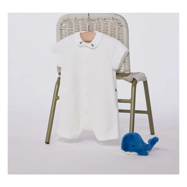 Playsuit in cotone organico Baobar | Bianco