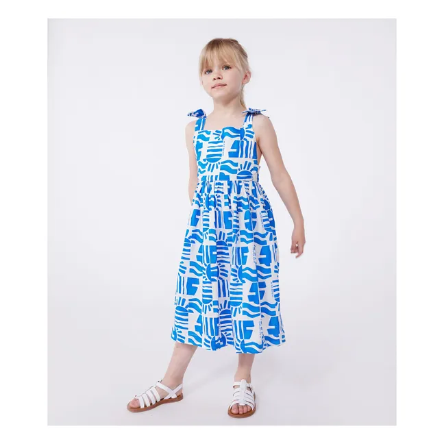 Kleid Boosty Bio-Baumwolle | Blau