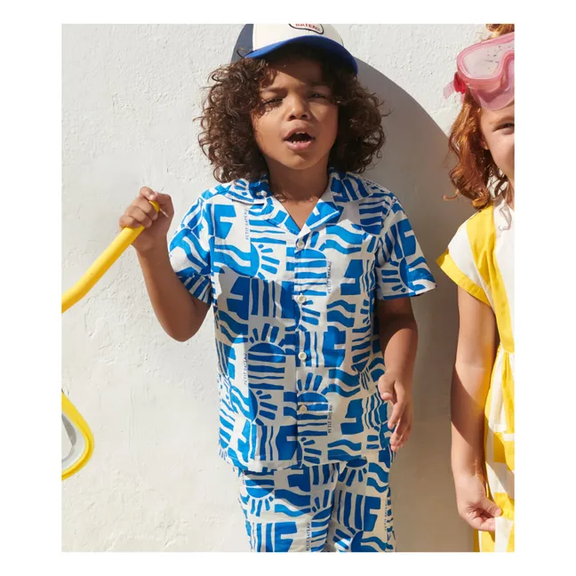 Camisa Bonjour Algodón orgánico | Azul