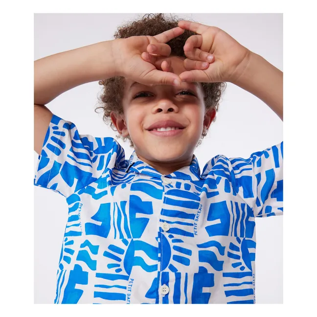Camisa Bonjour Algodón orgánico | Azul