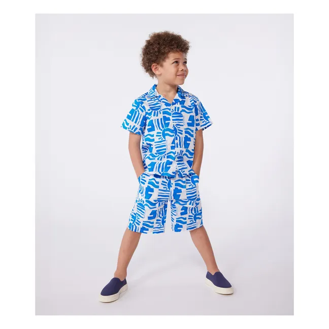 Camisa Bonjour Algodón orgánico | Azul