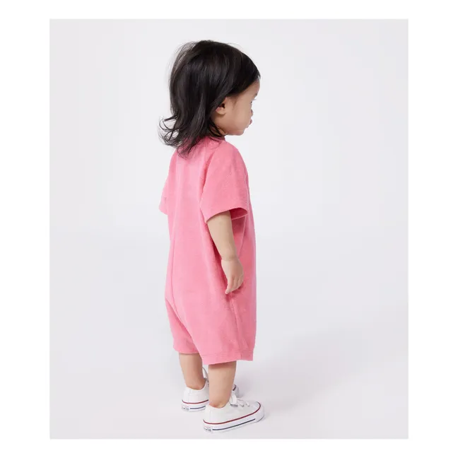 Combinaison Bea Coton Bio | Rose fuschia