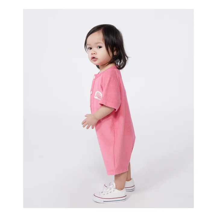 Bea Organic Cotton Jumpsuit | Fuchsia- Product image n°1