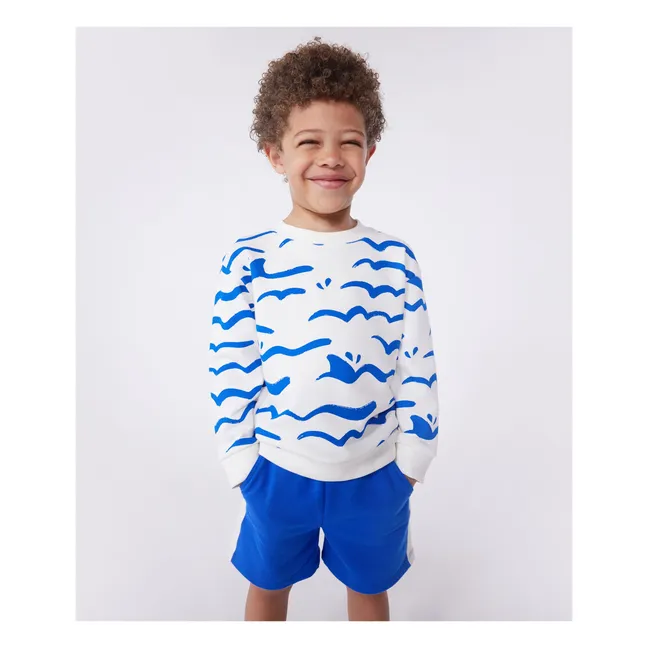 Felpa in cotone biologico Biarritz | Bianco