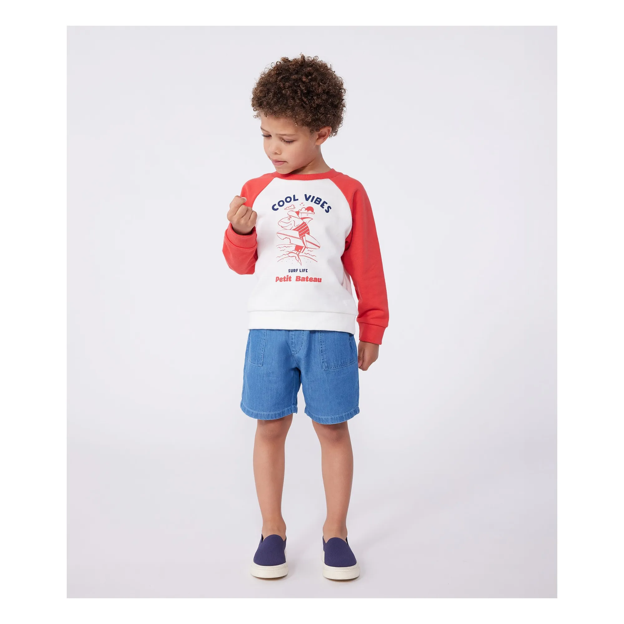 Sweat Bienvu Coton Bio | Rouge- Image produit n°2