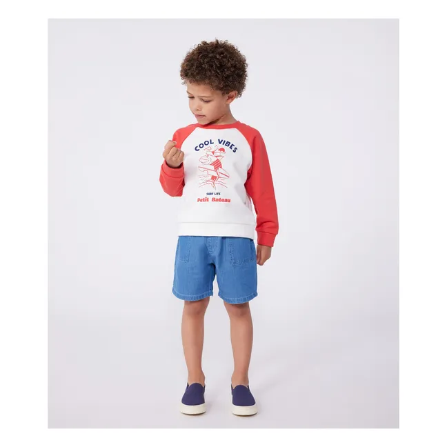 Sweat Bienvu Coton Bio | Rouge