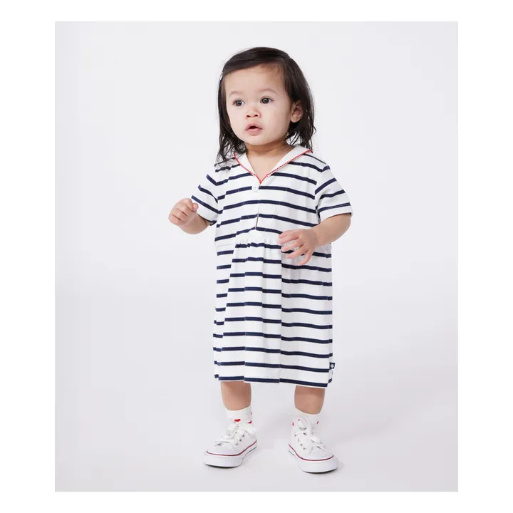 Robe Barinia Coton Bio | Blanc- Image produit n°1