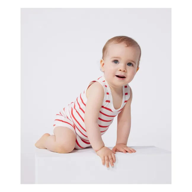 Lot 2 Bodies Marinière Coton Bio | Ecru