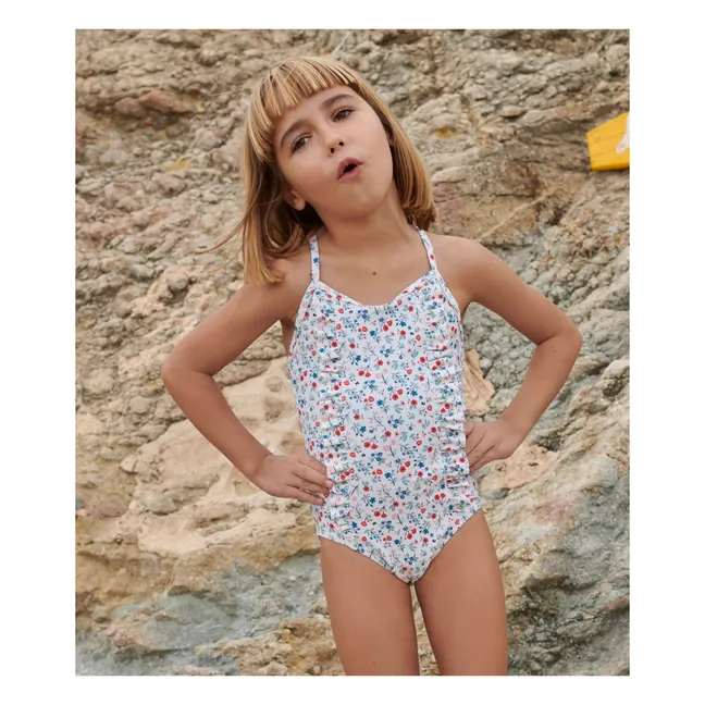 Maillot de Bain Bobinette Fibres Recyclées | Blanc