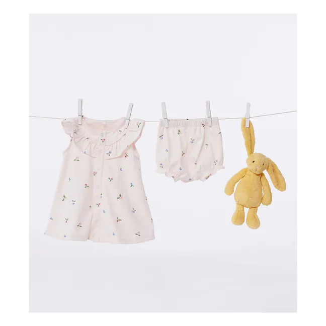 Set abito e bloomer in cotone biologico Bulia | Pesca