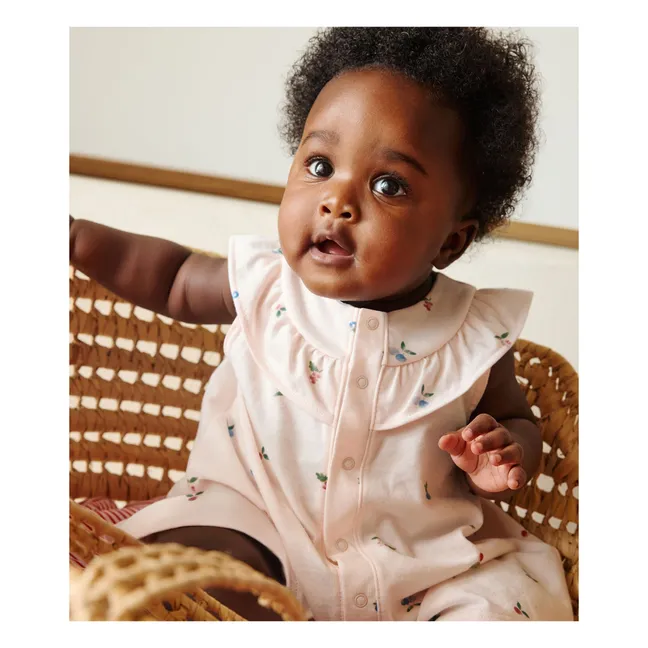 Set aus Kleid und Bloomer Bulia Bio-Baumwolle | Pfirsichfarben