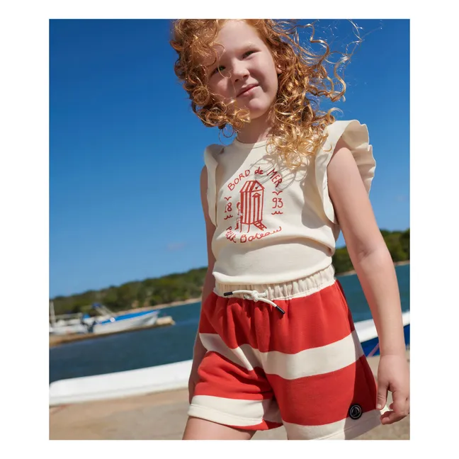 T-Shirt Breeze Coton Bio | Crème