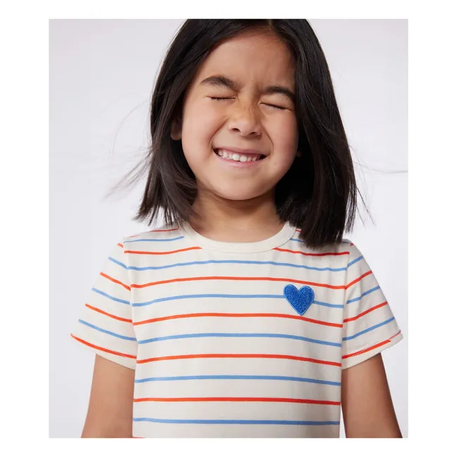 Kleid Bisweet Bio-Baumwolle | Cremefarben