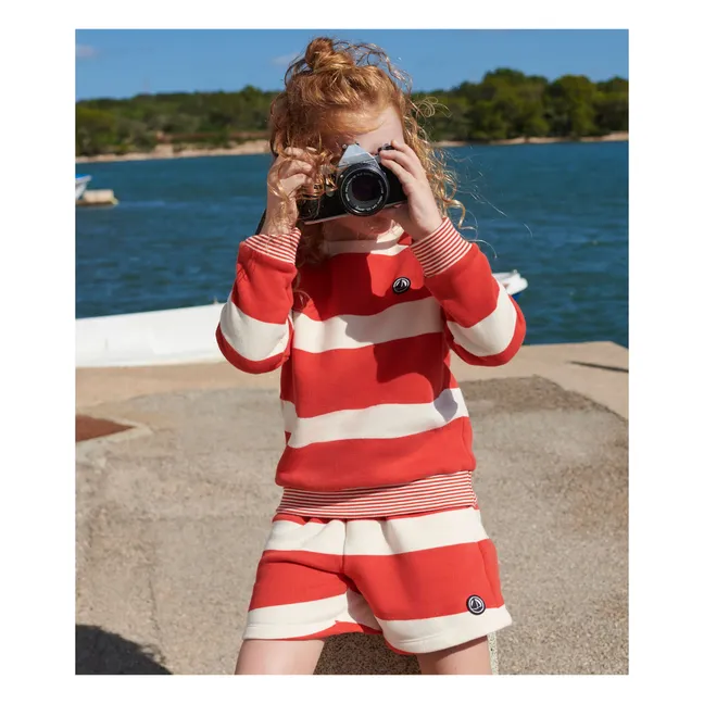Sweat Bilini Coton Bio | Rouge