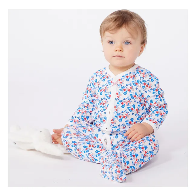 Minibloom Lyocell pyjama feet | Ecru
