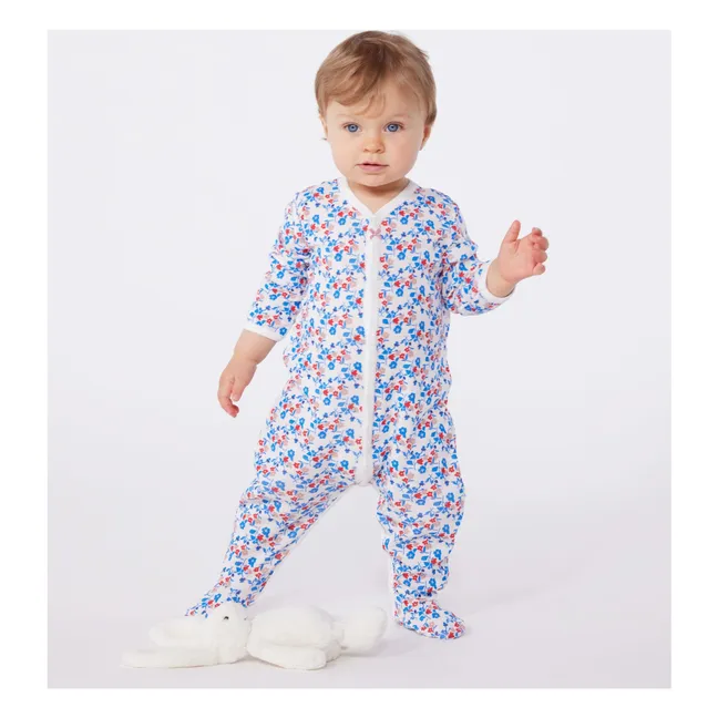 Minibloom Lyocell pyjama feet | Ecru