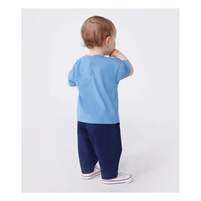 Barlay T-Shirt Bio-Baumwolle | Blau